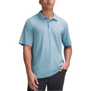 Поло Logo Sport мужские Lululemon, Tide Cyan/Tdlt