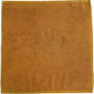 Полотенце кухонное ROSS "Полотенце кухонное махровое, 50х50 см", (комплект, 2 шт), универсальный кухонный помощник из 100% хлопка, однотонный, цвет Senf