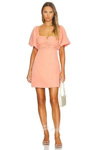 Платье мини BCBGeneration Puff Sleeve, цвет Peach