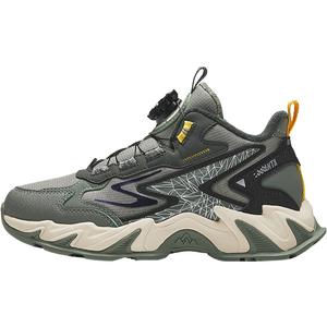 Antakids Противоскользящие износостойкие низкие детские повседневные ботинки green black для подростков