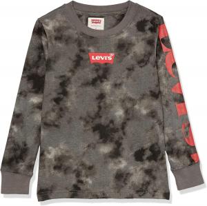 Футболка Levi's Boys с длинным рукавом и крыльями летучей мыши, Caviar