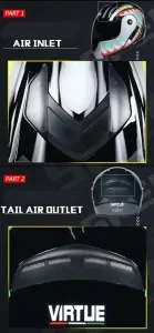 Модульный мотоциклетный шлем с откидной передней частью и двойным солнцезащитным козырьком, открытый мотоциклетный шлем для женщин и мужчин, CC06, размер L (обхват головы/59-60 см), CC06