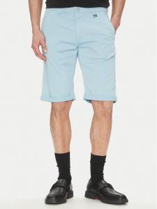 Шорты из ткани обычного кроя 265812 552829 Karl Lagerfeld, голубой
