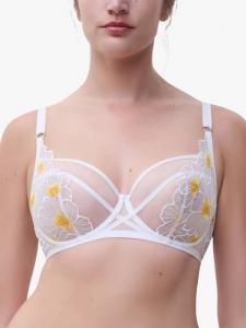 Lush Floral полный чашечный бюстгальтер на косточках Chantelle, White Daisy, 38F