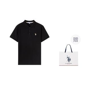 Мужские поло с коротким рукавом U.S. POLO ASSN., черный