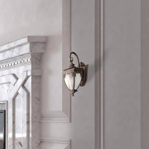 Настенный светильник Maytoni Decorative Lighting Fleur, стекло / алюминий - 1 пламя - черный