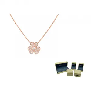 Van Cleef & Arpels Frivole Series 18K Rose Gold Necklaces Women's