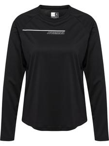 Спортивная футболка Hummel L/S Hmlcourt Paddeltennis Damen, черный