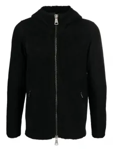 Куртка на молнии с капюшоном Giorgio Brato, черный