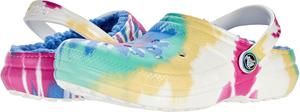 Детские классические сабо Crocs унисекс с подкладкой, Pastel Tie Dye