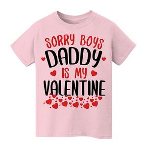 Футболка с принтом "Sorry boys, daddy is my valentine" для детей 8-20 Licensed Character