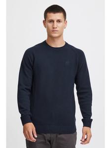 Вязаный свитер INDICODE, темно-синий