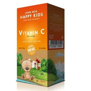 Витамин C Happy Kids со вкусом апельсина, 90 жевательных конфет John Noa