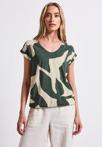 Блуза GEMUSTERTE Street One, цвет Grün