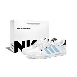Adidas Neo Кроссовки для скейтбординга Courtbeat Wings Of The Sea из синтетической кожи, износостойкие, нескользящие, низкие