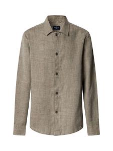 Hackett London Рубашка на пуговицах Regular fit цвета хаки