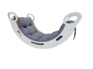 Качалка Монтессори с подушкой, Качалка МДФ, БЕЛЫЙ M Inna marka