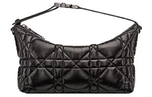 DIOR Клатч из коровьей кожи Medium Women's черный серебристый