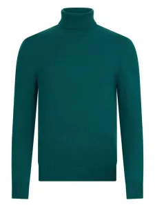 Свитер с воротником-гольф Malo, зеленый