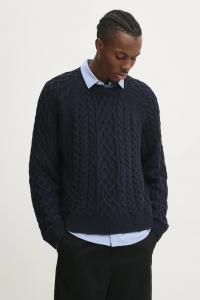 Свитер Abercrombie & Fitch, темно-синий