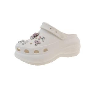 Alxnan Белые женские клоги, цвет White