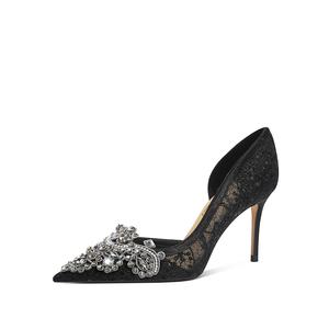 Zubumei Тонкие каблуки на шпильке для женщин черные, цвет Black