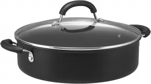 Сковорода для жарки Circulon с крышкой, 28 см, черный