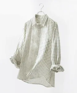 Рубашка из индийского хлопка, смешанного с льном Coen, цвет Off White