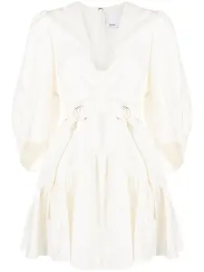 Расклешенное платье Acler, белый