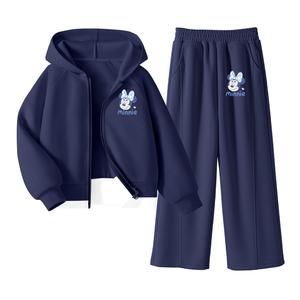 Детская повседневная спортивная одежда Disney, синий