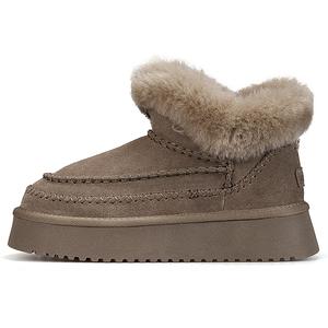 Joy&Mario Термические утепленные короткие ботинки женские Khaki