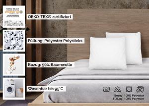 Подушки набор  Zollner, белый