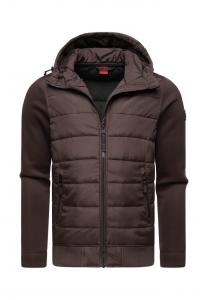Стеганая куртка Hallmar с капюшоном Ragwear, коричневый