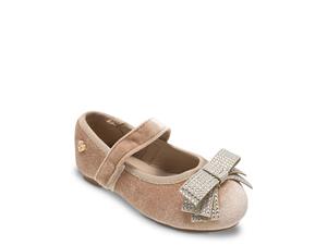 Балетки bebe Giselle Mary Jane Flat - Kids', серо-коричневый