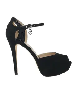 Черные сандалии на плоской подошве от Roma Gattinoni, черный