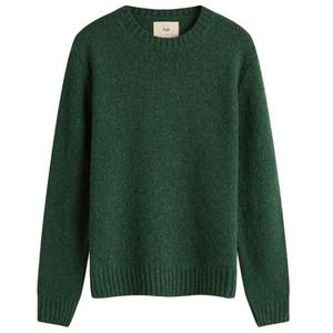 Джемпер с круглым вырезом и цепочкой Folk, зеленый