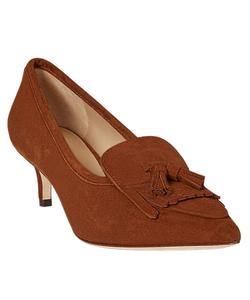 Женские замшевые туфли-лодочки Adrienne с килти Lauren Ralph Lauren, Lauren Tan