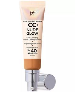 Легкая тональная основа CC+ Nude Glow + сыворотка для сияния SPF 40 It Cosmetics, цвет Tan