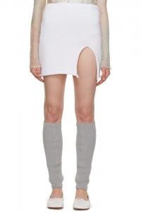 Вентилируемая мини-юбка Open Yy, белый
