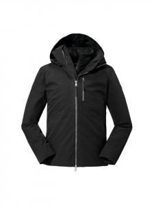 Schöffel Куртка-трансформер 3-в-1 Krakau черного цвета