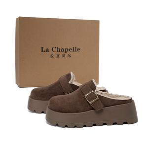 Закрытые тапочки для женщин La Chapelle, хаки