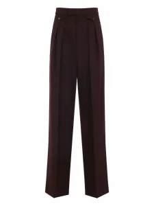 Брюки со складками Chloé, красный