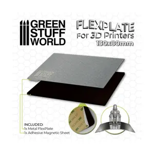 Гибкая пластина - 130x80 мм, 3D Printing Supplies (Green Stuff World)