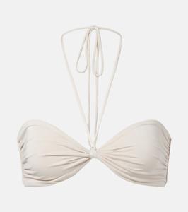 Лиф бикини с вырезом-халтер Liana Jade Swim, слоновая кость