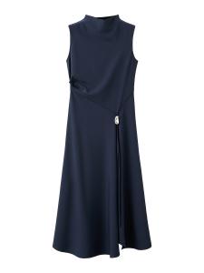 Платье MANGO Elea, темно-синий