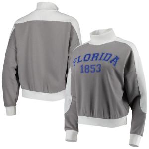 Женский серый свитшот Gameday Couture Florida Gators Make it a Mock Sporty Pullover