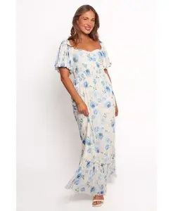 Женское платье Devon Maxi с коротким рукавом Petal and Pup, синий