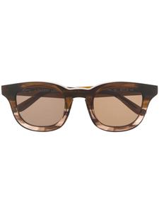Thierry Lasry солнцезащитные очки в квадратной оправе, коричневый