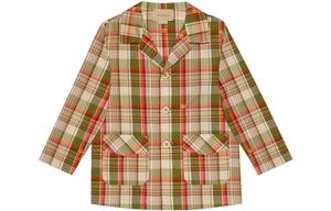 Куртка детская Gucci с карманами, бежевый / красный