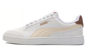 Кроссовки для скейтбординга Shuffle Unisex Low-top White/Gold Puma